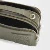Mini borsa a tracolla per fotocamera in pelle di vitello satinata