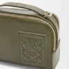 Mini borsa a tracolla per fotocamera in pelle di vitello satinata