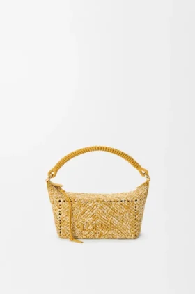 Mini borse in rafia melange