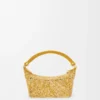Mini borse in rafia melange
