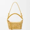 Mini borse in rafia melange
