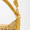 Mini borse in rafia melange