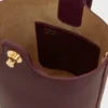 Mini Pebble Bucket in pelle di vitello liscia