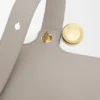 Mini Pebble Bucket in pelle di vitello liscia