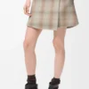 Minigonna in misto lana e cashmere