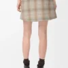 Minigonna in misto lana e cashmere