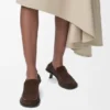Mocassino Flex in pelle di vitello scamosciata