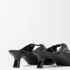 Mule morbide Pebble in pelle di agnello nappa