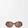 Occhiali da sole mini ovali slim