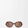Occhiali da sole mini ovali slim