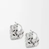 Orecchini a cerchio Anagram Bombé in argento sterling
