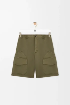 Pantaloncini cargo in cotone