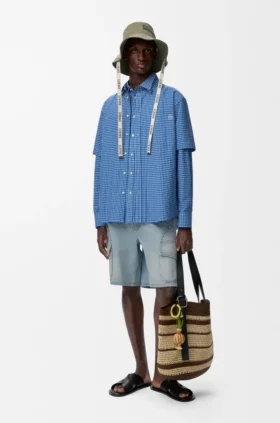 Camicia a maniche corte in cotone