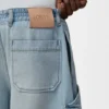 Pantaloncini cargo in denim