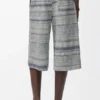 Pantaloncini con coulisse in denim