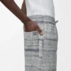 Pantaloncini con coulisse in denim