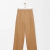 Pantaloni a gamba larga in cotone