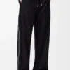 Pantaloni con coulisse in lana