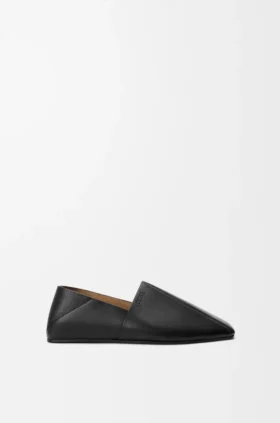 Pantofola Origami in morbida pelle di vitello