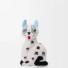 Peluche gatto in velluto di cotone