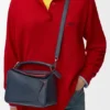 Piccola borsa “Puzzle” a strati in classica pelle di vitello