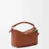 Piccola borsa “Puzzle” a strati in classica pelle di vitello