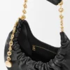 Piccola borsa “Squeeze” in morbida pelle di agnello nappa