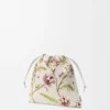 Piccola pochette Artichoke con coulisse in tela