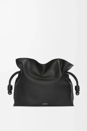 Pochette Flamenco grande in pelle di vitello nappa