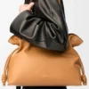 Pochette Flamenco grande in pelle di vitello nappa