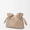 Pochette Flamenco grande in pelle di vitello nappa