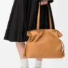 Pochette Flamenco grande in pelle di vitello nappa