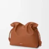 Pochette Flamenco grande in pelle di vitello nappa