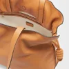 Pochette Flamenco grande in pelle di vitello nappa