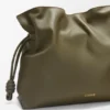 Pochette Flamenco grande in pelle di vitello nappa