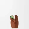 Pochette Flamenco media a strati in pelle di vitello nappa