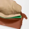 Pochette Flamenco media a strati in pelle di vitello nappa