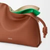 Pochette Flamenco media a strati in pelle di vitello nappa