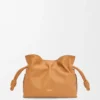 Pochette Mini Flamenco in pelle di vitello nappa