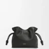 Pochette Mini Flamenco in pelle di vitello nappa