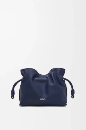 Pochette Mini Flamenco in pelle di vitello nappa