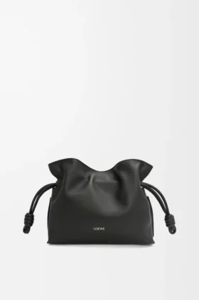 Pochette Mini Flamenco in pelle di vitello nappa