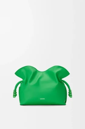 Pochette Mini Flamenco in pelle di vitello nappa