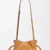 Pochette Mini Flamenco in pelle di vitello nappa