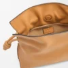 Pochette Mini Flamenco in pelle di vitello nappa