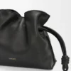 Pochette Mini Flamenco in pelle di vitello nappa