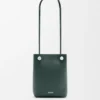 Pochette Pebble in pelle di vitello liscia
