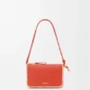 Pochette Rio in pelle di vitello classica e rafia