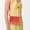 Pochette Rio in pelle di vitello classica e rafia