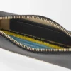 Pochette Rio in pelle di vitello classica e rafia